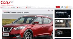 Desktop Screenshot of cars.com.ar