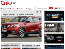 Tablet Screenshot of cars.com.ar